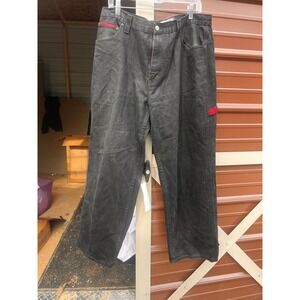 US Polo Assn Mens Black Denim Carpenter‎ Jeans Size 38x30 Authentic Styling